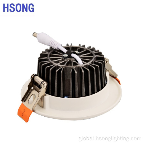 cabinet lights 6 inch Die-casting COB 30W led downlight Manufactory